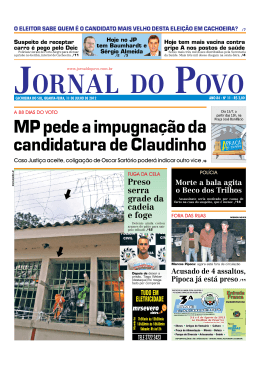 MP pede a impugnação da candidatura de