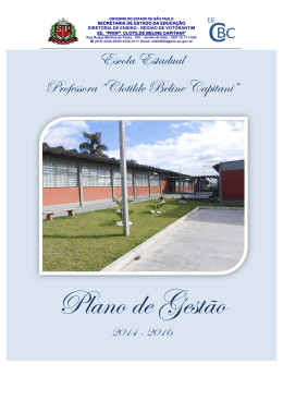 Escola Estadual Professora &ldquo;Clotilde Beline Capitani&rdquo;