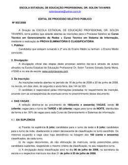 escola estadual de educa&ccedil;&atilde;o profissional dr