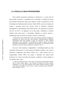 2) A ESCOLA E SEUS PROFESSORES - Maxwell - PUC-Rio