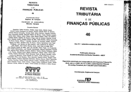 Realidade Fiscal e Distributividade de Riquezas &agrave; Luz da Teoria
