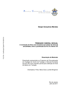 S&eacute;rgio Gon&ccedil;alves Mendes TRINDADE E MORAL SEXUAL