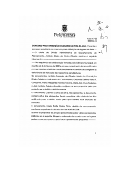 Acta n.&deg; 08 2008.04. i 6 CONCURSO PARA ATRIBUI&Ccedil;&Atilde;O DE