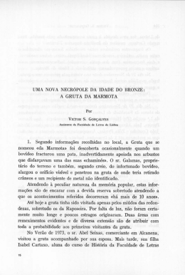 a gruta da marmota