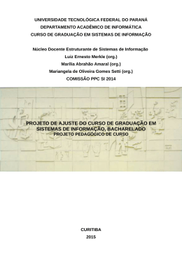 UTFPR - 11 junho 2015 - DAINF - Universidade Tecnol&oacute;gica