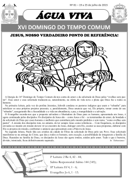 ÁGUA VIVA - Paroquia de S. João da Ribeira