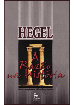 Hegel - A Razão na História (rev)
