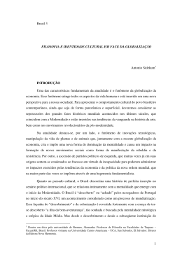 Brasil 3 FILOSOFIA E IDENTIDADE CULTURAL EM FACE DA