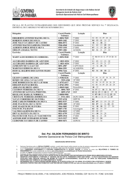 ALTERA&Ccedil;&Otilde;ES NA ESCALA SETEMBRO - SINDEPOL-PB