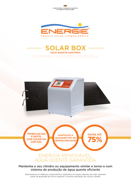 Solarbox - Energie