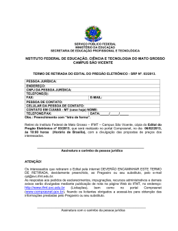 I NSTITUTO FEDERAL DE EDUCA&Ccedil;&Atilde;O, CI&Ecirc;NCIA E TECNOLOGIA