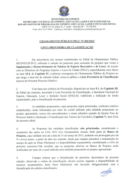 listagem provisória