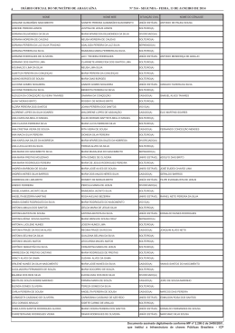 di&aacute;rio oficial do munic&iacute;pio de aragua&iacute;na n&ordm; 514
