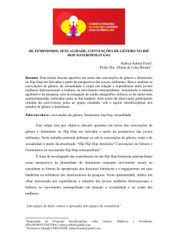 DE FEMINISMOS, SEXUALIDADE, CONVEN&Ccedil;&Otilde;ES DE