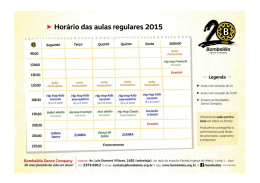 Hor&aacute;rios das aulas, clique aqui