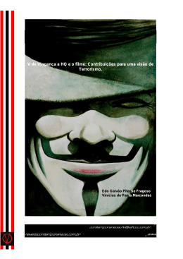 V de Vingan&ccedil;a a HQ e o filme: Contribui&ccedil;&otilde;es para uma vis&atilde;o de