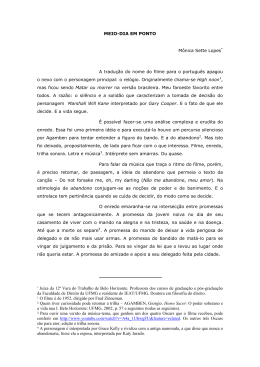 High noon - ju&iacute;za M&ocirc;nica Sette Lopes