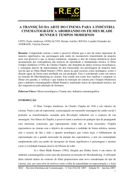 a transi&ccedil;&atilde;o da arte do cinema para a ind&uacute;stria - Uni