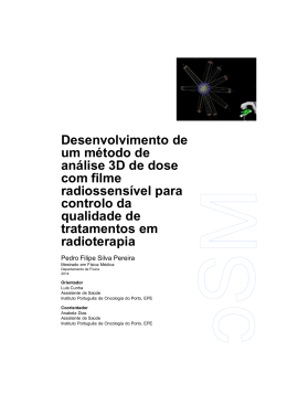 Desenvolvimento de um m&eacute;todo de an&aacute;lise 3D de dose com filme