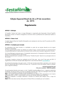 Edição Especial Brasil de 26 a 29 de novembro de 2015