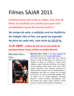 Filmes SAJAR 2015 - SAJAR - Associação dos moradores do