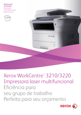 WorkCentre 3210/3220 Brochure