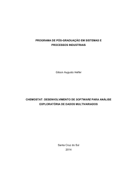 PROGRAMA DE P&Oacute;S-GRADUA&Ccedil;&Atilde;O EM SISTEMAS E