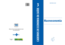 Cadernos de economia da saúde, 3: Macroeconomia
