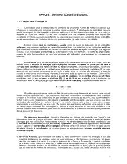 Economia Rural - Conceitos B&aacute;sicos - Materiais de Aula