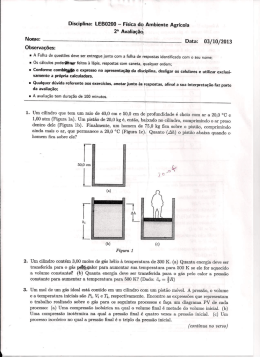 2a. Avalia&ccedil;&atilde;o