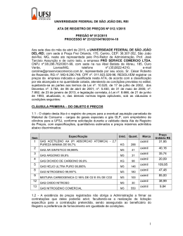 UNIVERSIDADE FEDERAL DE SÃO JOÃO DEL REI ATA DE