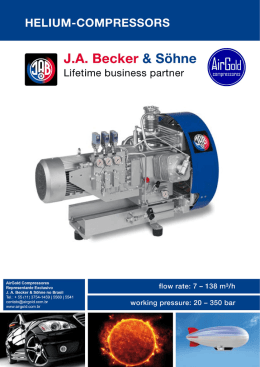 Helium compressors - AirGold Compressores Ltda.