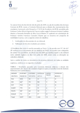 &Agrave;s catorze horas do dia tr&ecirc;s do m&ecirc;s de junho de 2015, na sala de