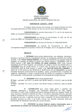 h justiça federal seçao judiciaria de mato grosso do sul