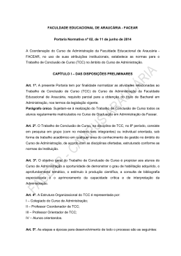 portaria tcc adm