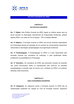 Política docente