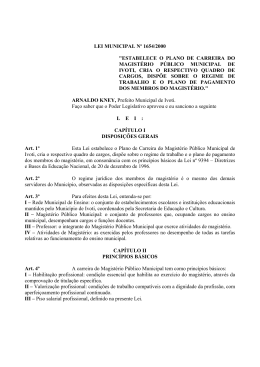 lei municipal nº 1654/2000 "estabelece o plano de