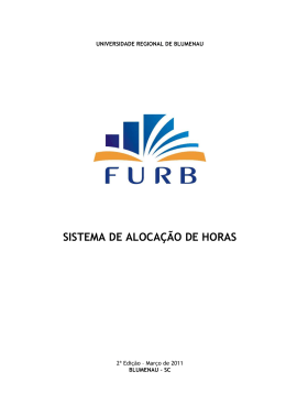 SISTEMA DE ALOCA&Ccedil;&Atilde;O DE HORAS