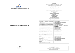 FACULDADE DE TECNOLOGIA SENAC