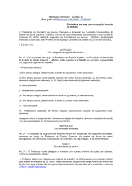 Resolução 006/2002 - CONSEPE - Secretaria dos Conselhos