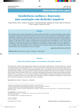 Insuficiência cardíaca e depressão