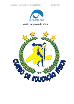 Anais da VI Semana Cient&iacute;fica do Curso de EDF 2014