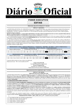 EDITAIS - Prefeitura Municipal de Primavera do Leste