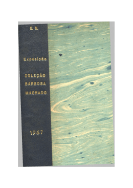 exposi&ccedil;&atilde;o cole&ccedil;&atilde;o barbosa machado