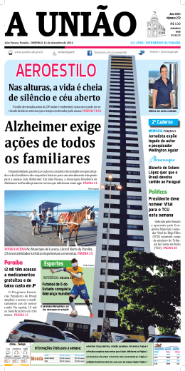 a uni&atilde;o - Governo da Para&iacute;ba