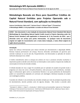 Risco de Desmatamento