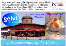 Algarve Ice Cream produced since 1951 Gelvi Olhão