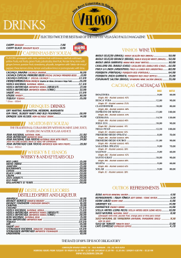 ingl&ecirc;s - Veloso Bar