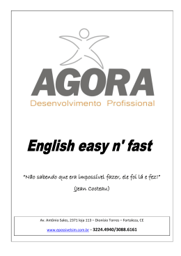 Apostila de Ingles mais recente