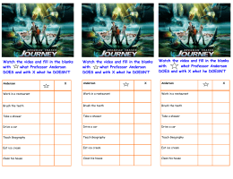 Watch the video and fill in the blanks with what Professor Anderson